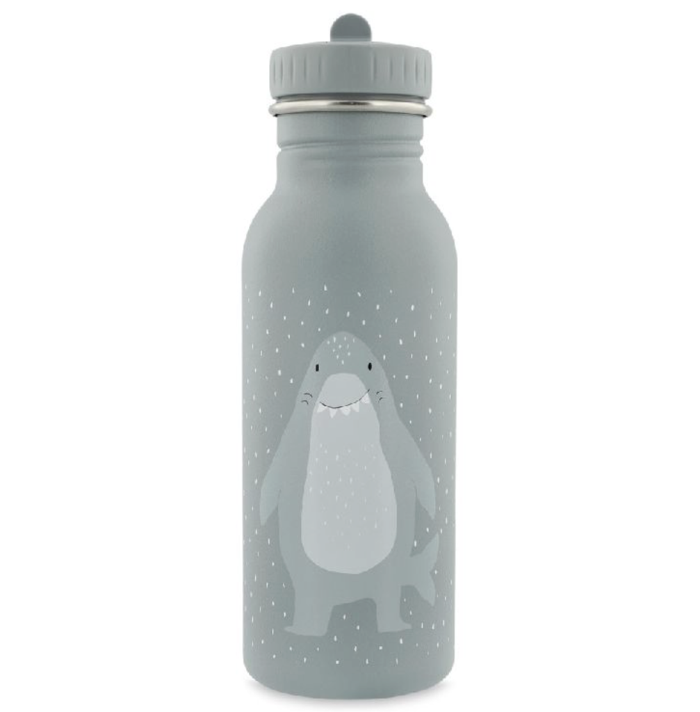 Trixie | Drinkfles Mr. Shark Blauwgrijs 500ml