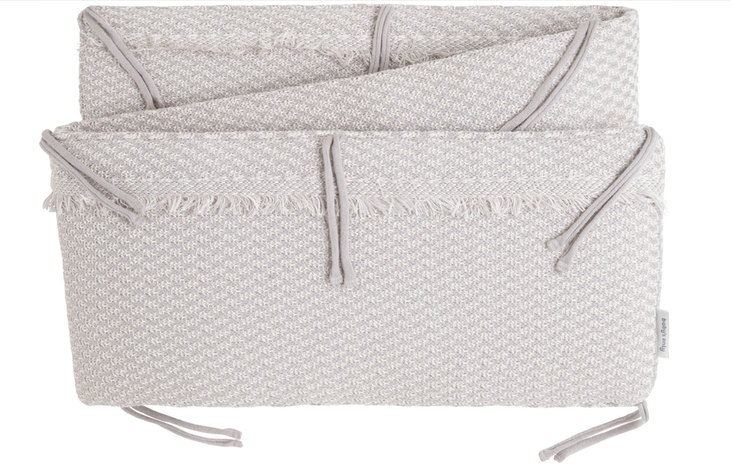Baby's Only | Bed/Parkbumper Happiness Urban Taupe/Ecru 30x180cm