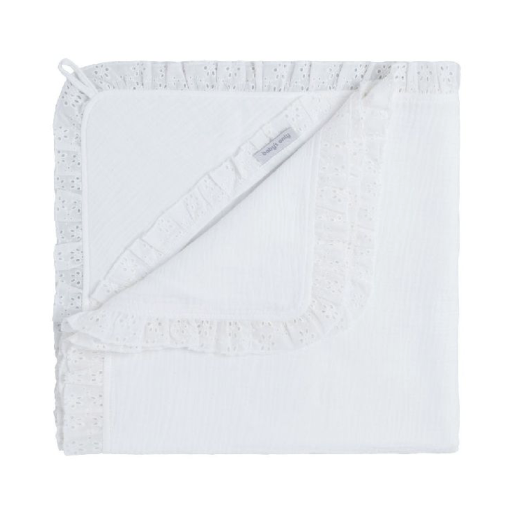 Baby's Only | Wikkeldeken Calm Wit 75x75