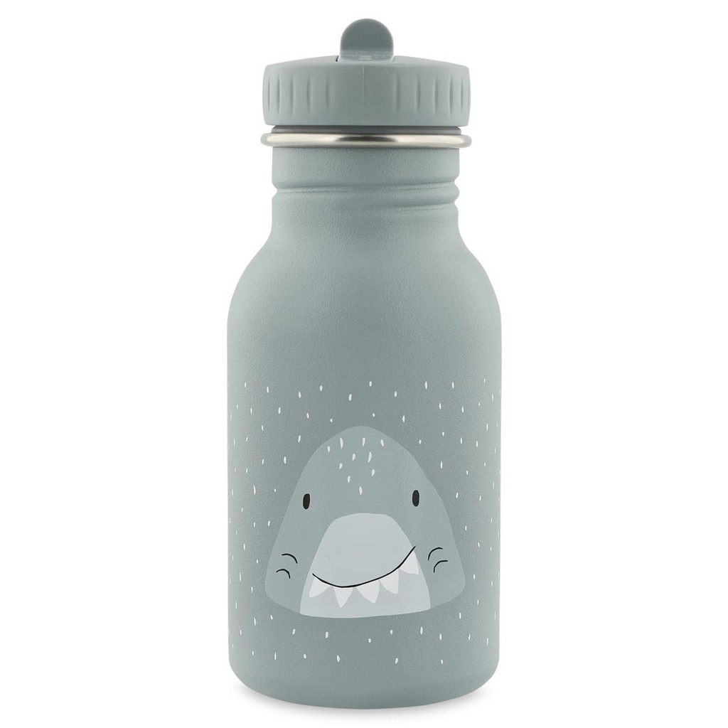 Trixie | Drinkfles Mr. Shark Blauwgrijs 350ml