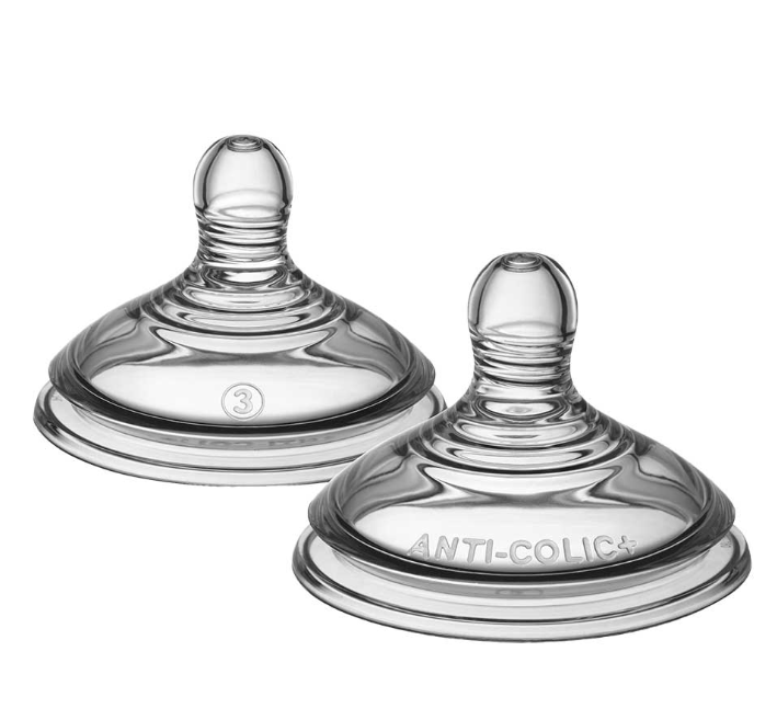 Tommee Tippee | Zuigspeen Anticolic Fast 1 Gaatje 6m+ Siliconen 2-pack 