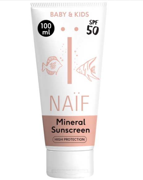 Naif | Zonneproduct Mineral Suncreen Cream SPF50 100ml
