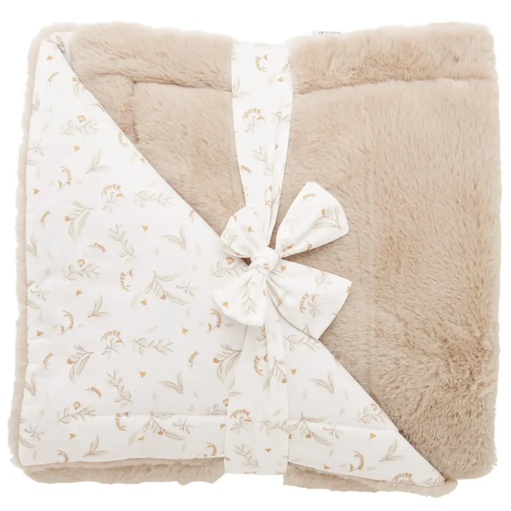 BB&Co | Deken Daydream Bloem Beige 70x100cm