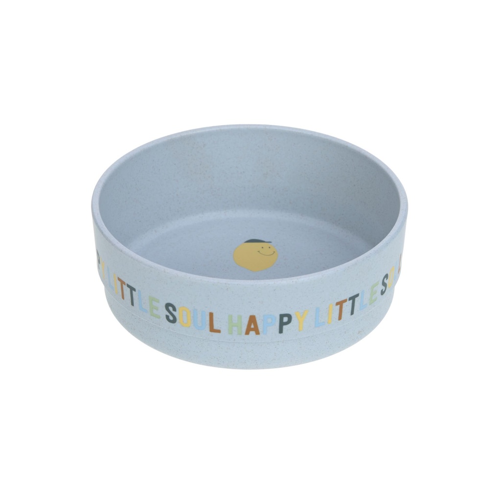 Laessig | Kom Happy Fruits Lemon Bowl PP/Cellulose Blauw 