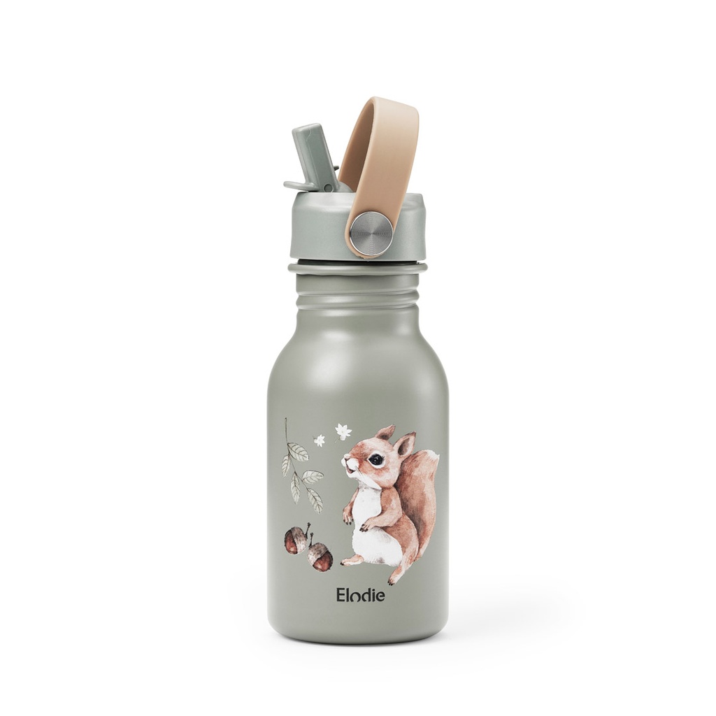 Elodie | Drinkfles Chipmunk Darling RVS Groen 350ml