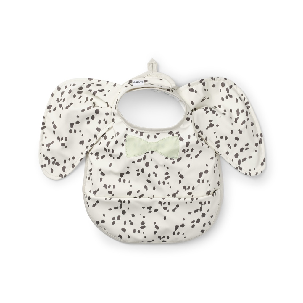Elodie | Slabbetje Dalmation Dots met Kruimelvanger  