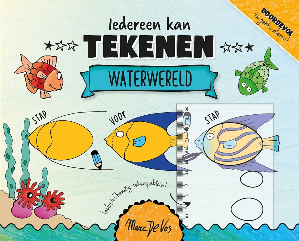De Lantaarn | Tekenboek Stap Voor Stap Waterwereld