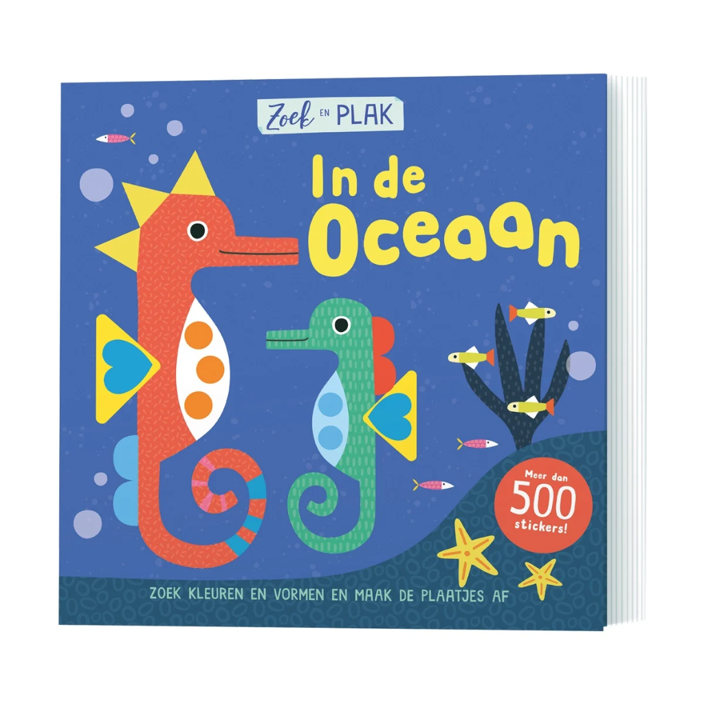 De Lantaarn | Boek "Zoek & plak In de oceaan" +3Y
