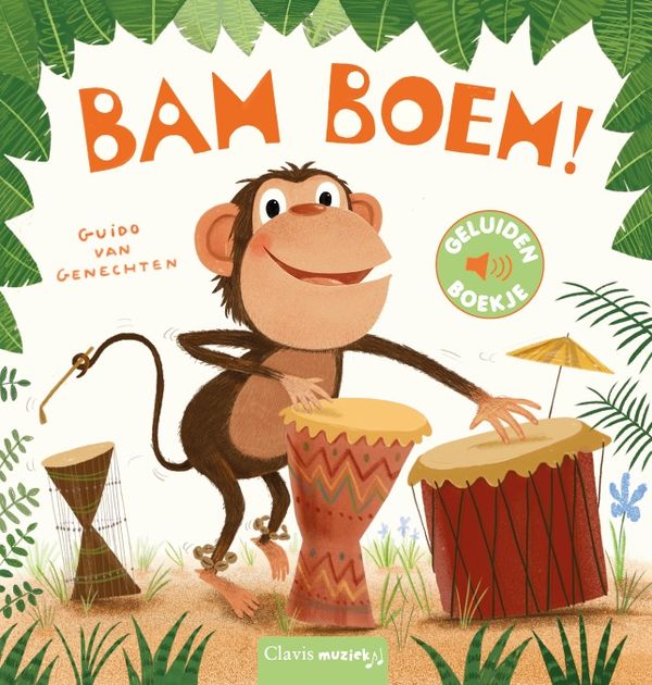 Clavis | Boek Bam Boem Geluidenboekje - Guido Van Genechten