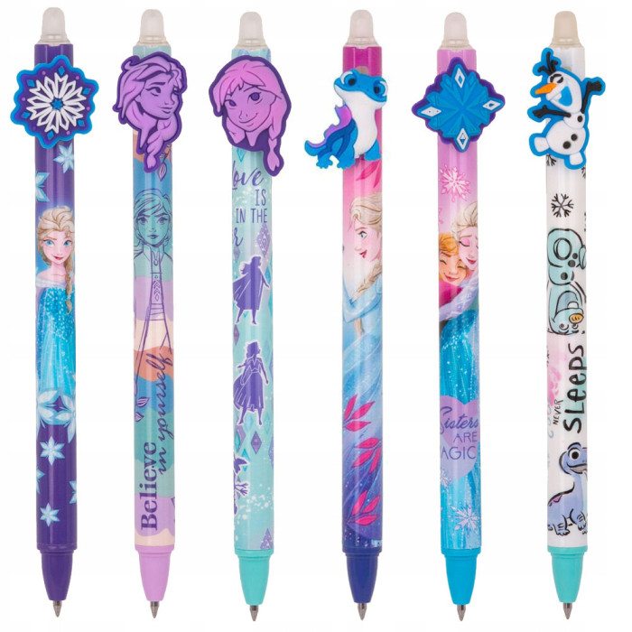 Disney | Frozen Erasable Automatic Pen 0,5 Blue Ink Assortiment