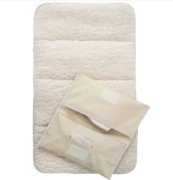 KipKep | Napper Combi-Set Cookie Teddy Verschoonmatje/Luieretui
