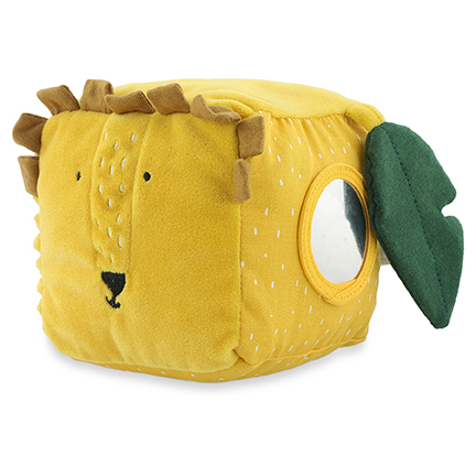 Trixie | Kubus Mr Lion Leeuw Activiteitenkubus Textiel Geel