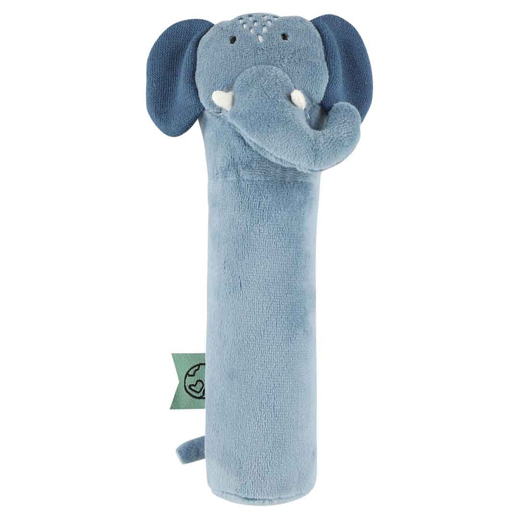 Trixie | Rammelaar Mrs Elephant Knijpspeelgoed Olifant Blauw