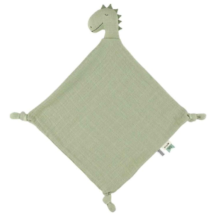 Trixie | Knuffeldoekje Comforter Mr Dino Bliss Sage 52x46cm