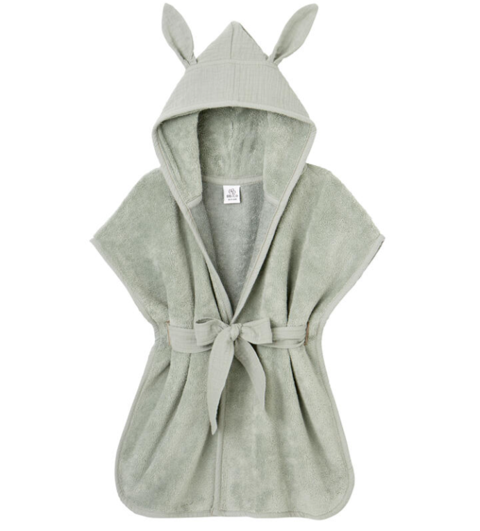 BB&Co | Badjas Bambou Groen 0-2Y 