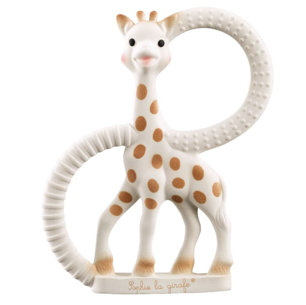 Sophie La Girafe | Bijtring Il etait Une Fois Wit/Bruin