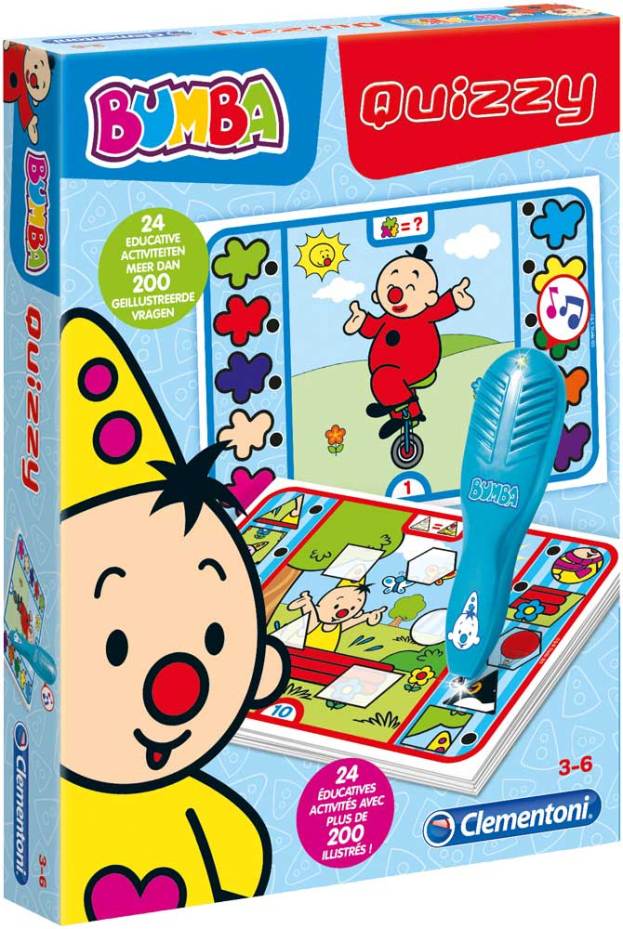 GEZELSCHAPSSPEL, Bumba Quizzy, 200 vragen met elektronische pen