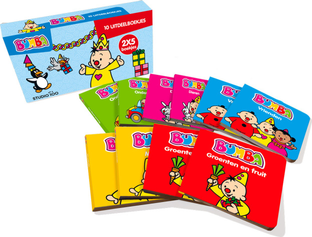 BOEK, Bumba, Uitdeelboekjes in doos