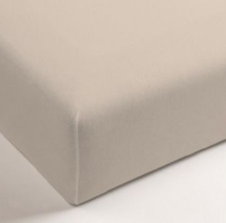 Hé Baby | hoeslaken katoen jersey / drap housse coton jersey taupe 75X95