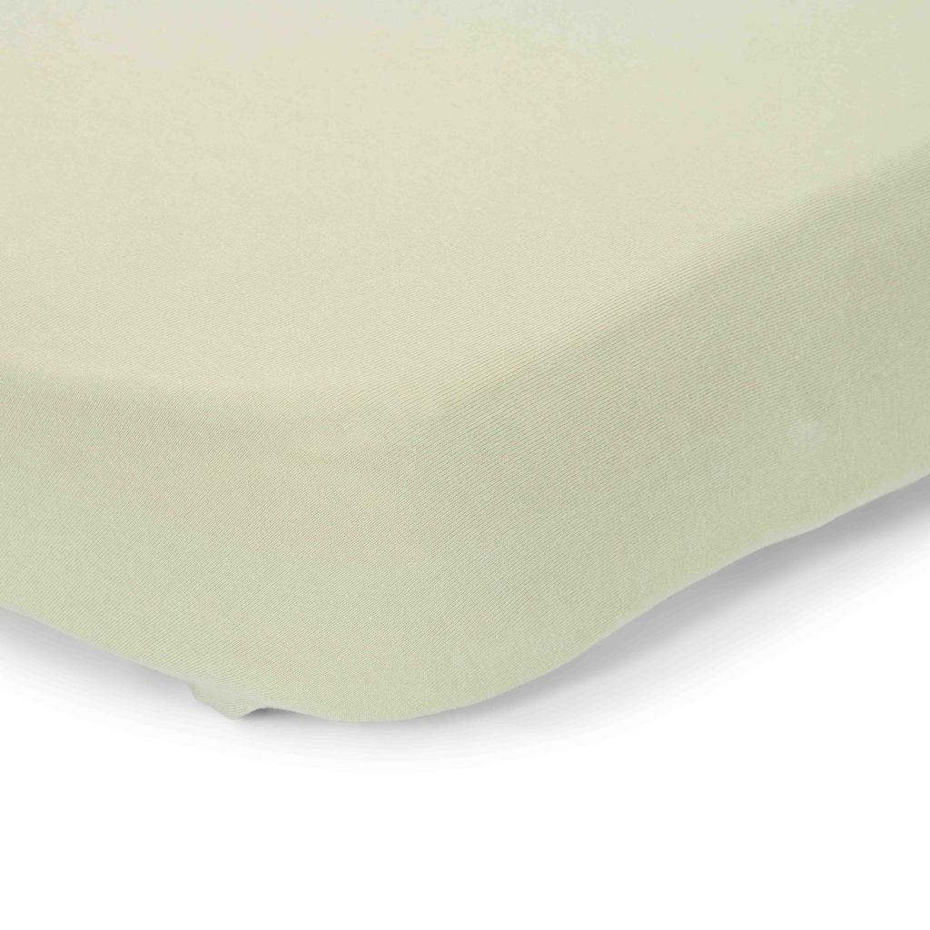 Little Dutch | Hoeslaken Ledikant Pure Sage 60x120cm