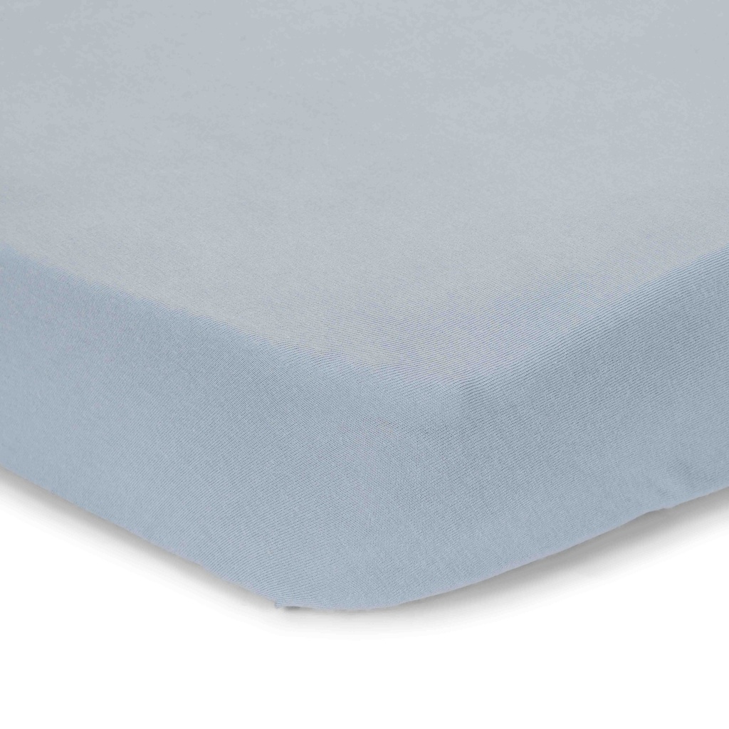 Little Dutch | Hoeslaken Ledikant Pure Denim Blue 60x120cm