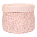 Little Dutch | Verzorgingsmand Fairy Floral Quilted Roze Ø30x25cm