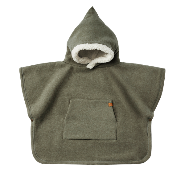 Cloby | Poncho Teddy Forest Green 1-3Y