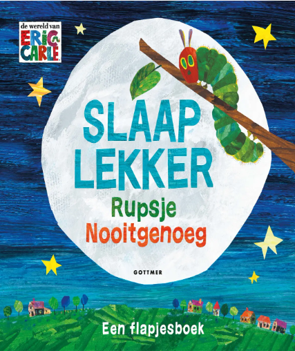 Gottmer | Boek "Slaap lekker rupsje nooit genoeg" Kartonboek met Flapjes