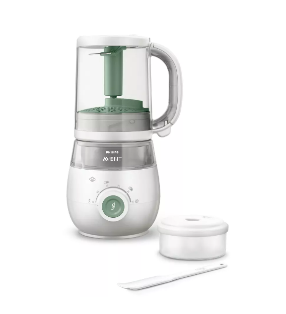 Avent | Stoomkoker 4in1 Stomen/Mixen/Ontdooien/ Opwarmen Groen 
