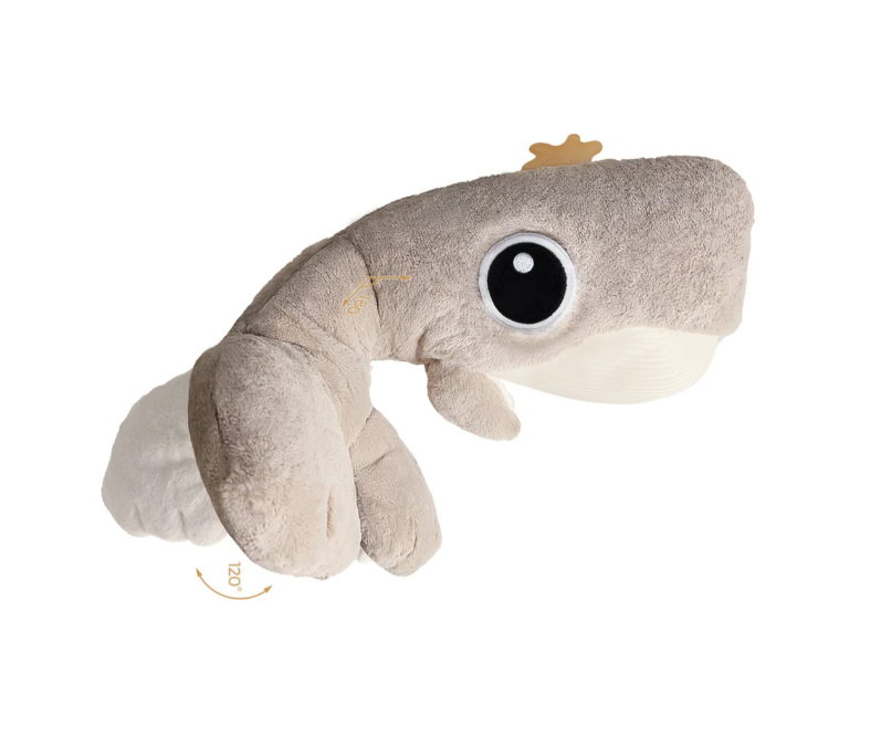 Topbright | Slaapknuffel Soothing Whale 67x36x17cm