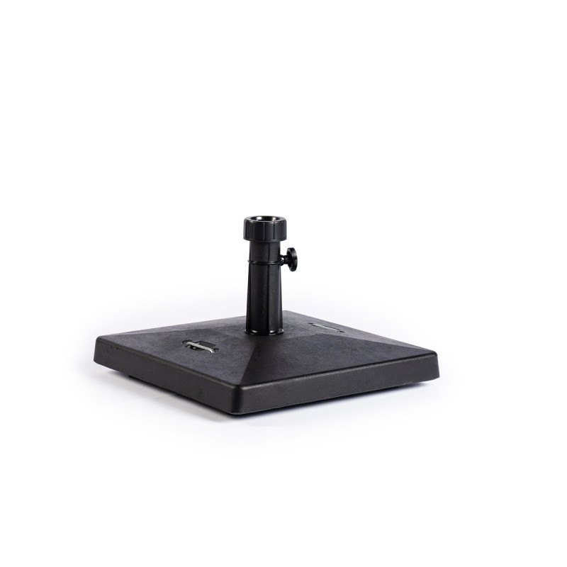 Tierra | Parasolvoet 35 kg Zwart Gepolijste Beton