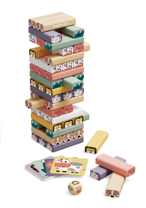 Topbright | Educatief Speelgoed Stapeltoren Wobble Tower