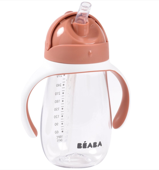 Beaba | Drinkbeker met Rietje Terracotta 300ml
