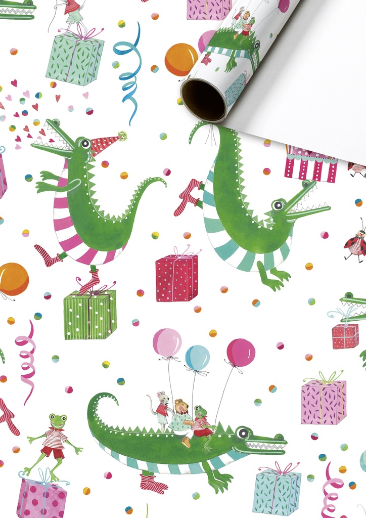 GESCHENKPAPIER | ROL | 70x2 | Nepomijk Groen