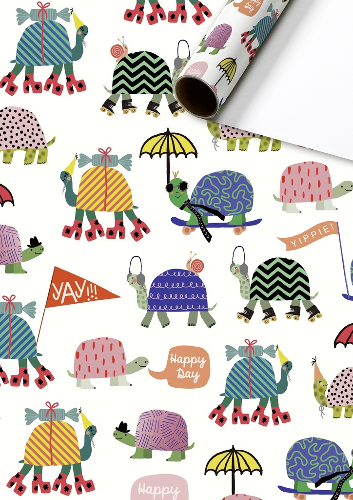 Stewo | Geschenkpapier Rol Tartino Groen 70x200cm