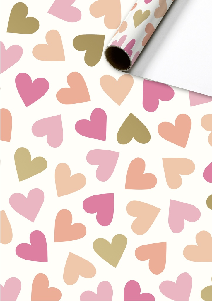 Stewo | Geschenkpapier Rol Velia Rosa 70x200cm