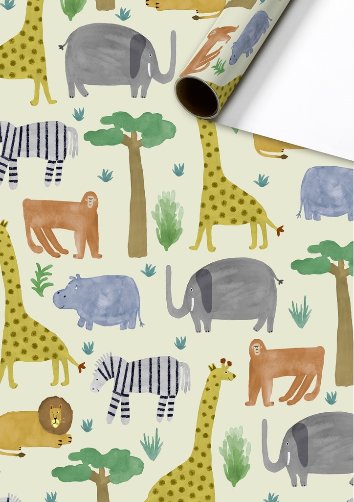 Stewo | Geschenkpapier Rol Timba Beige 70x200cm