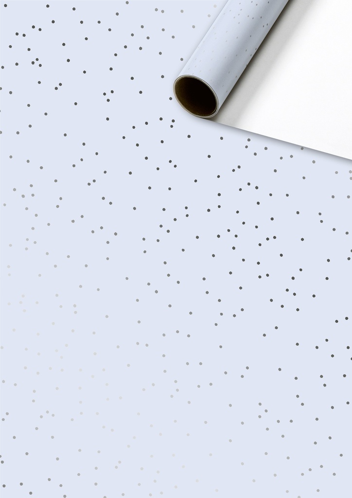 Stewo | Geschenkpapier Rol Yvie Blauw Licht 70x150cm