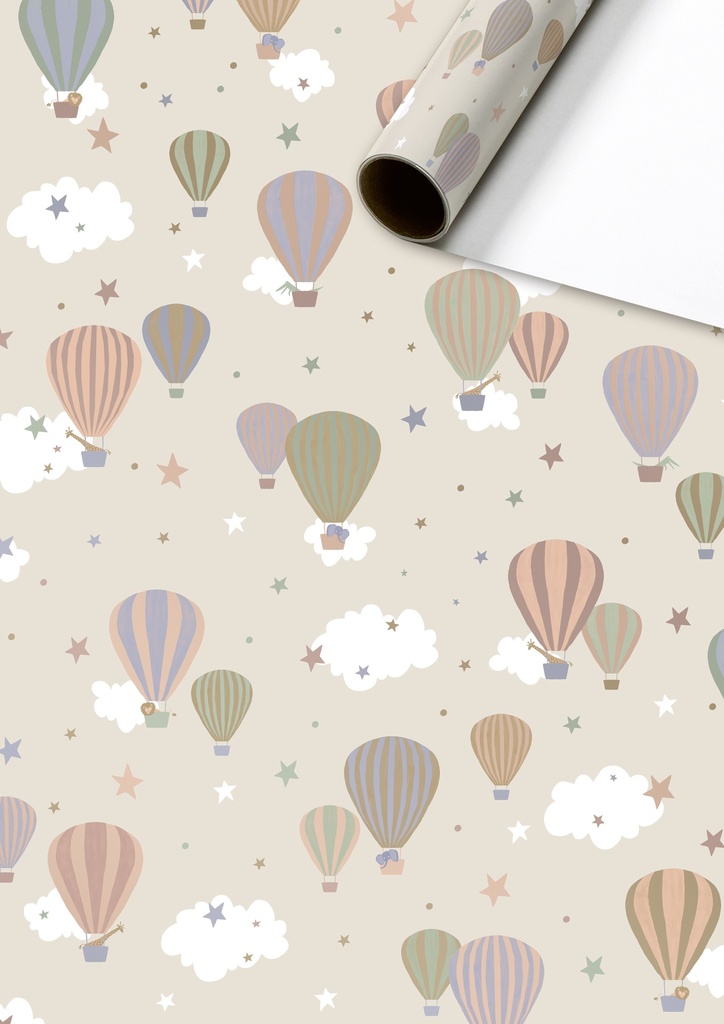 Stewo | Geschenkpapier Rol Mimmo Beige 70x200cm