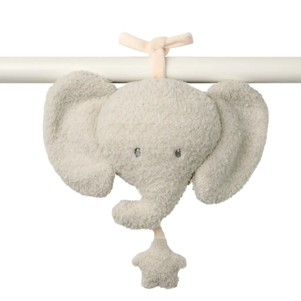 Nattou | Muziektrekker Olifant Teddy Grijs 20cm