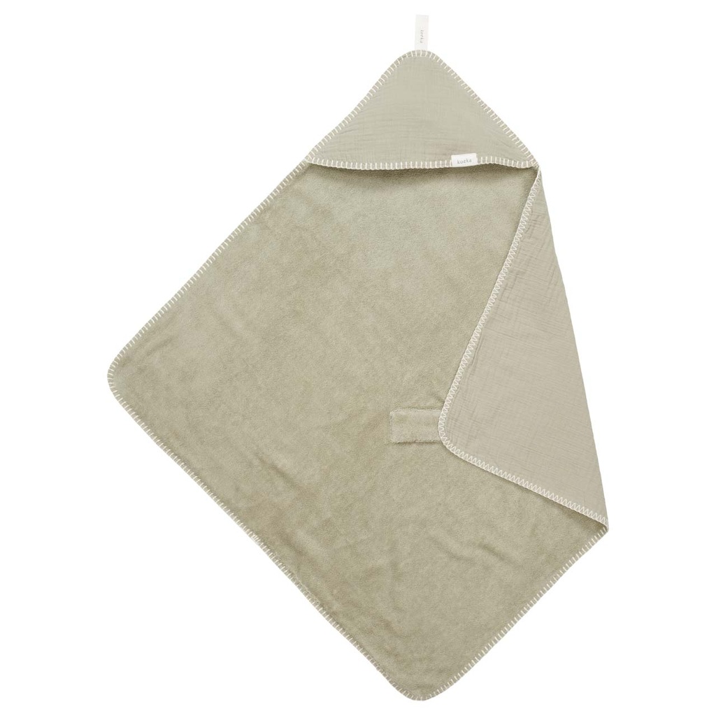 Koeka | Wikkeldeken Faro Sage Groen 100x100cm