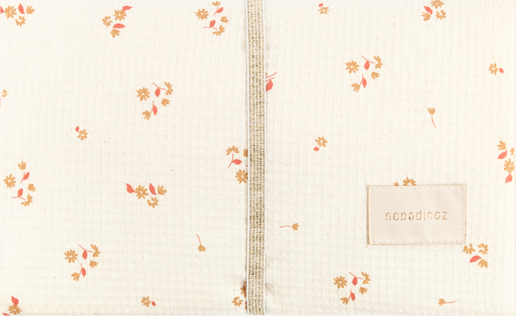 Nobodinoz | Luiermatje Mozart Waterproof Changing Pad Yellow Lily 68x50cm