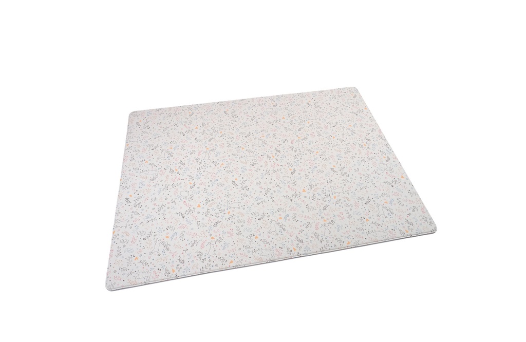 Little Gem | Speeltapijt Comfy Sweet Little Rabbits Vinyl 100x140cm 