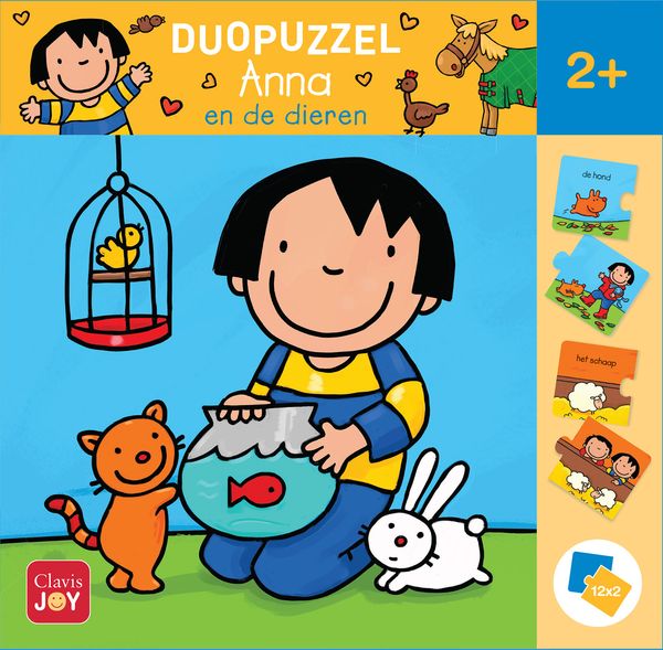 Clavis | Puzzel Anna en de Dieren Duopuzzel 