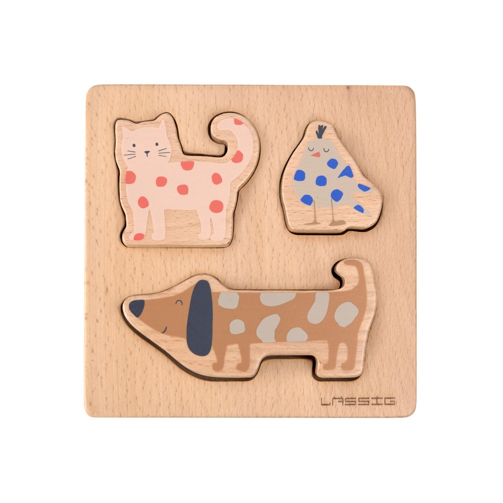 Laessig | Puzzel Puzzle Wood Little Mateys Hout