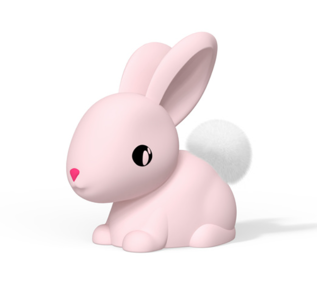 Dhink | Nachtlamp Clover The Bunny Timer 15min 3 Licht Modules 3xAAA Batterij