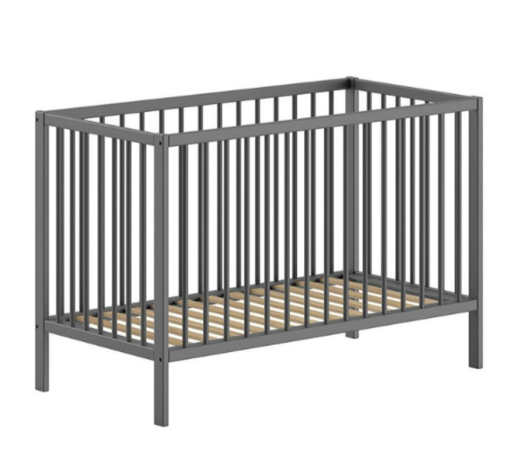 Jaxx Furniture | Bed Dino Antraciet incl. Bodem 60x120cm