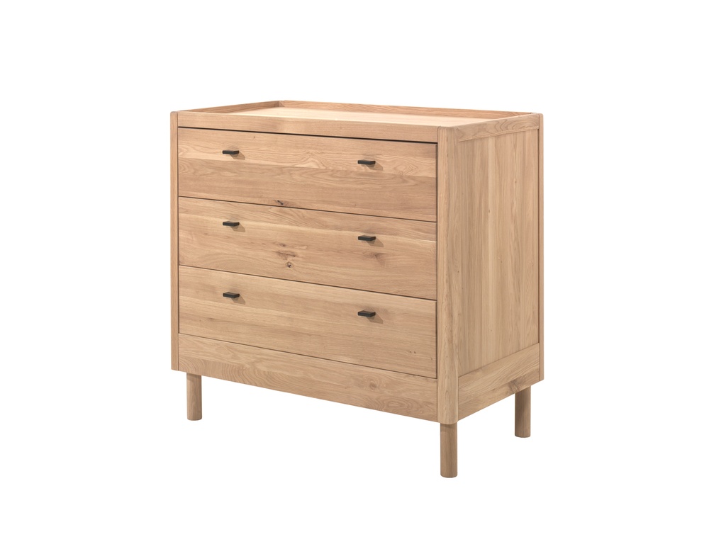 Vipack | Commode Forrest Oak 3 Laden Bruin 110x95x55cm