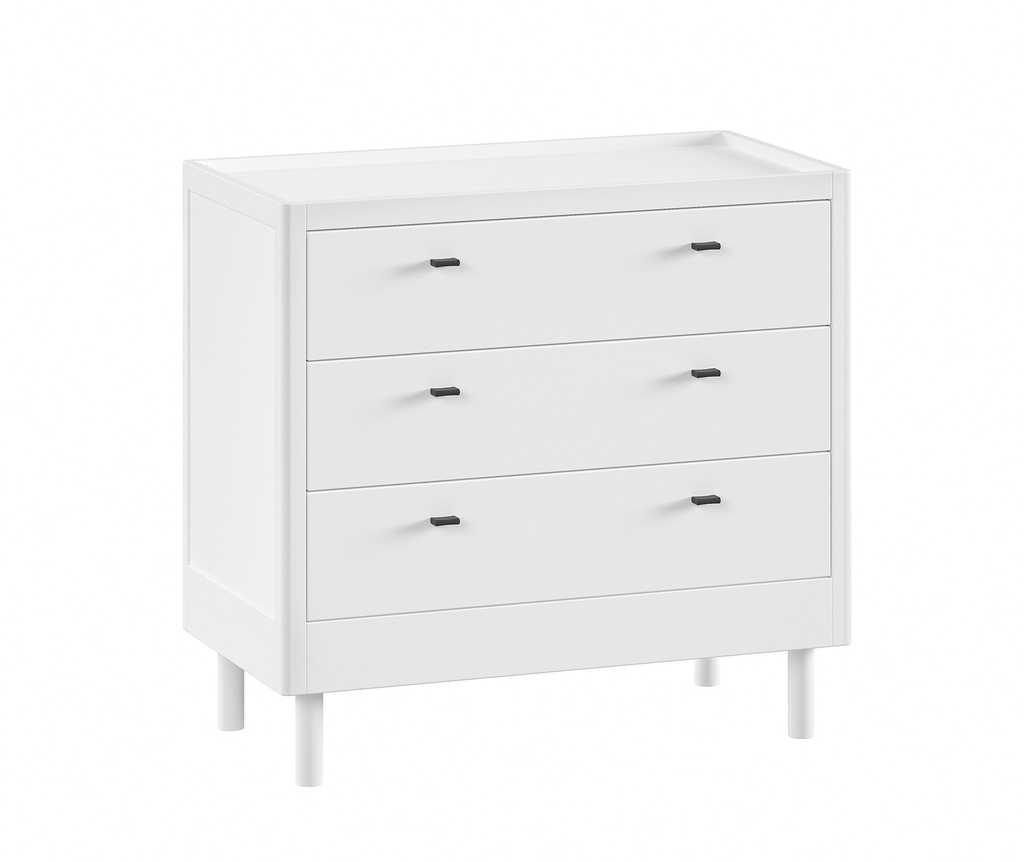 Vipack | Commode Forrest 3 Laden Beuk Wit