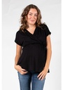 Love2Wait | T-shirt vr Borstvoeding EcoVero  Black
